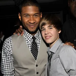  Usher e Bieber não se desgrudam