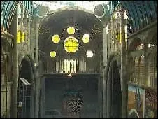 "Interior da catedral."