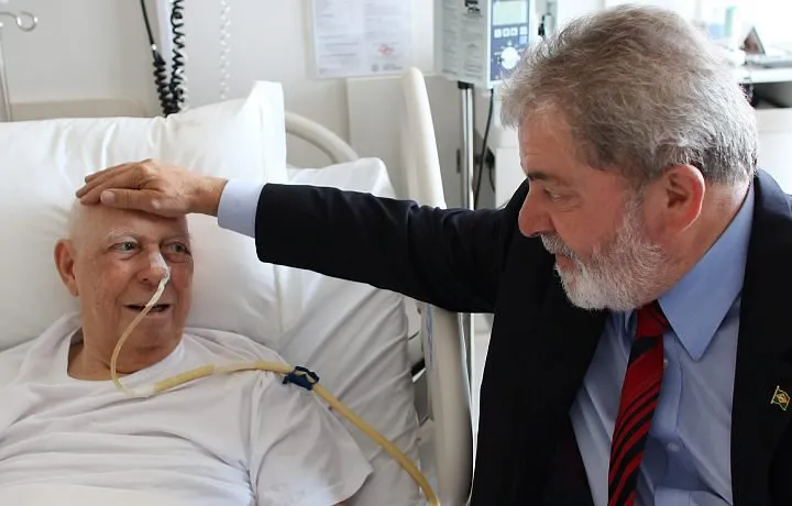  Ex-presidente Lula visita José Alencar