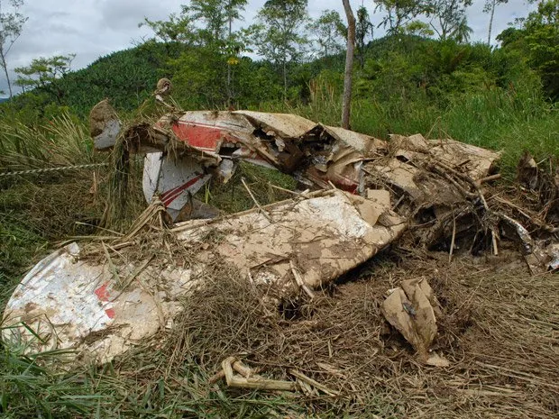  Aeronave caiu perto de pista de pouso em Corupá 