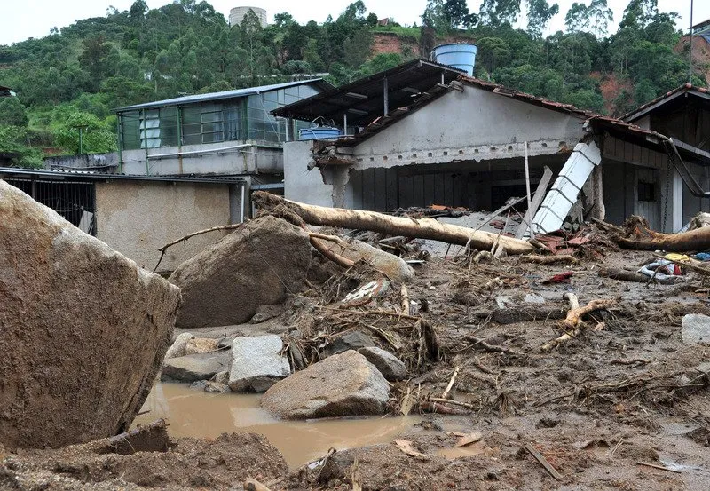 Nova Friburgo (RJ) - O bairro de Duas Pedras ficou destruído com as fortes chuvas que atingiram o município de Nova Friburgo, na região serrana do Rio de Janeiro