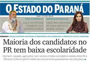 O Estado do Paraná deixa de circular na versão impressa