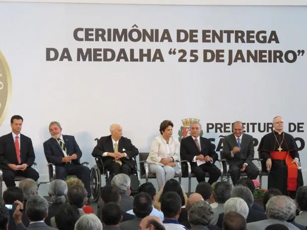  O ex-presidente da República José Alencar é homenageado na sede da Prefeitura