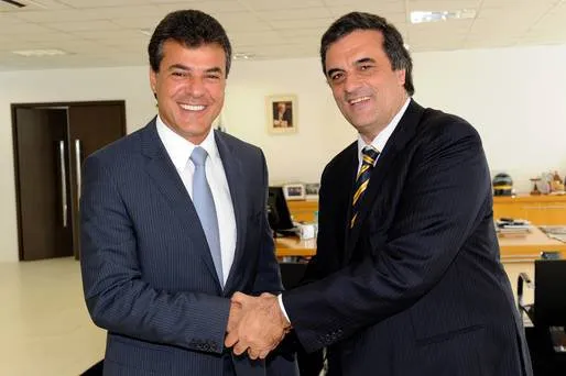 Governador Beto Richa e o ministro da Justiça, José Eduardo Cardozo