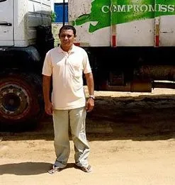  O motorista do caminhão de lixo, José da Silva Fernandes