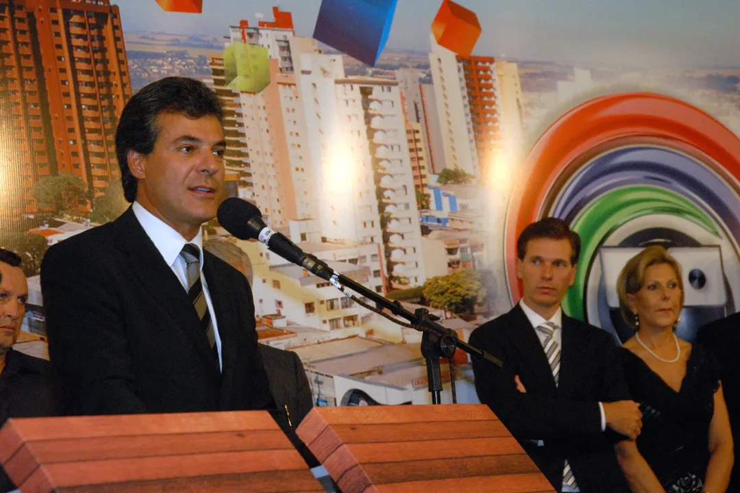  Governador Beto Richa participa da solenidade de lançamento do sistema de transmissão digital da TV Tarobá.
