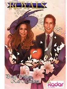  O amor Príncipe William e de Kate Middlenton agora vai ser narrado em formato de história em quadrinhos