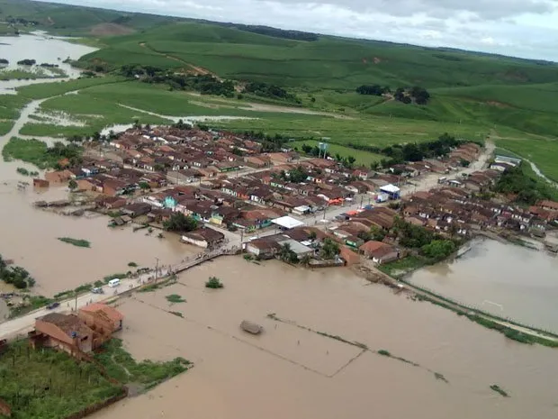Inundações atingem 6,9 mil pessoas no RS