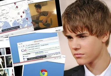  Justin Bieber vira garoto propaganda do Google