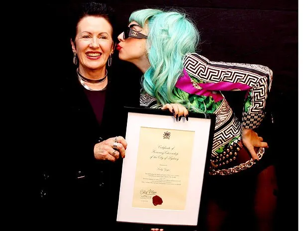  Lady Gaga é declarada cidadã honorária de Sydney