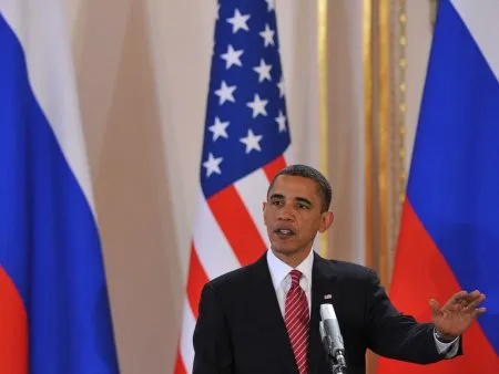 O presidente dos Estados Unidos, Barack Obama, discursa em Praga, na República Tcheca; líder americano pressiona por novas sanções da ONU ao Irã