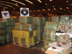  Foram apreendidas 60 toneladas de mercadorias contrabandeadas