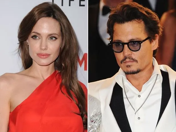  Angelina Jolie e Johnny Depp foram convidados pela empresária Yue-Sai Kan