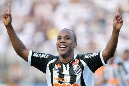 Artilheiro do Brasileirão, Borges comemora seu 17º gol no torneio