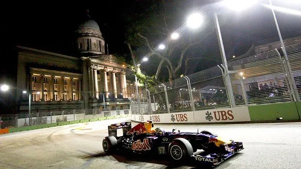 Sebastian Vettel dominou o GP de Cingapura e venceu com sobras neste domingo