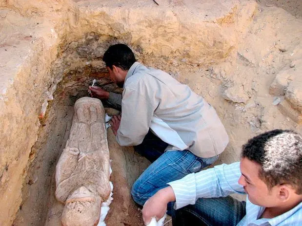  As múmias foram encontradas na região de Bahariya