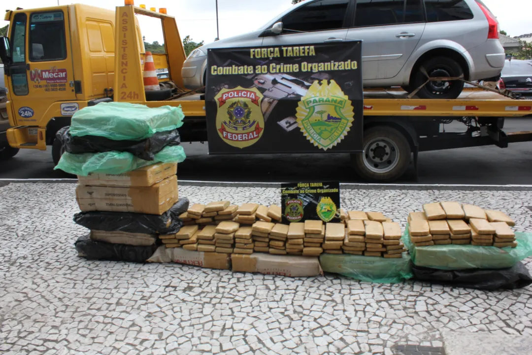 Polícia Federal apreende 500 quilos de maconha em Inácio Martins