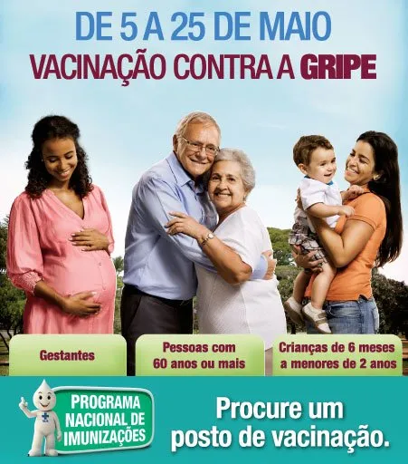 A Campanha Nacional de Vacinação contra a Gripe continua em Arapongas 