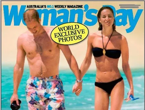 Príncipe William e Kate furiosos com divulgação de fotos da lua-de-mel