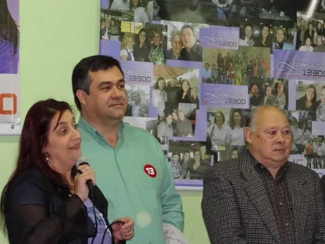 Lançamento da candidatura de Leomara Janaina Wienen a vereadora pelo PT., contou com a presença de Beto Preto e do ex-prefeito Luiz Antônio Biachi