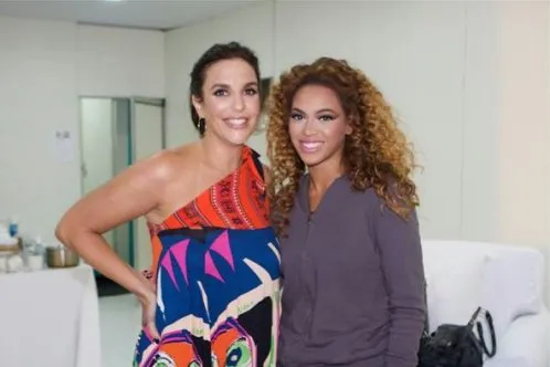  Ivete Sangalo faz as pazes com a cantora Beyoncé