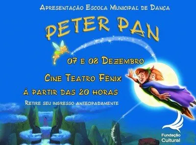 “Peter Pan” é atração de dezembro da Escola Municipal de Dança 
