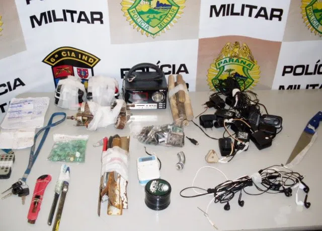 PM localiza drogas, celulares e ferramentas para fuga da cadeia de Ivaiporã