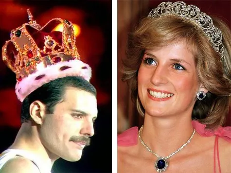  Freddie Mercury disfarçou princesa Diana de homem e levou-a a bar gay