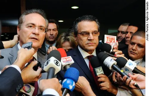 Renan Calheiros e Henrique Alves se uniram em oposição ao STF