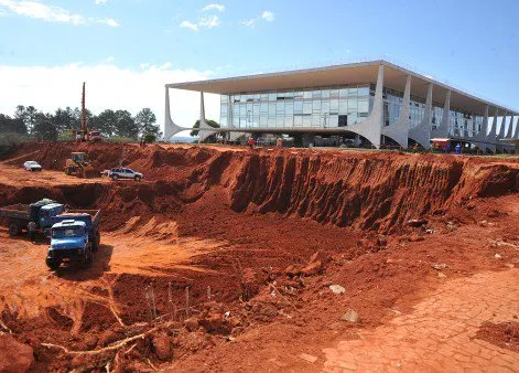  Palácio do Planalto é um dos pontos turísticos que ainda estão em reforma no aniversário de Brasília