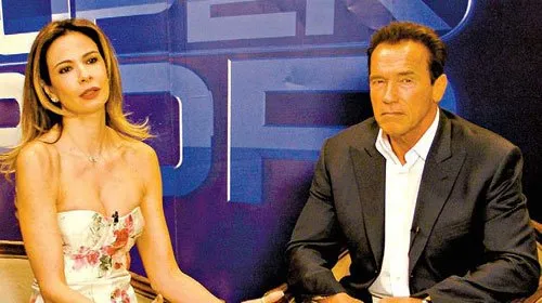 Luciana Gimenez entrevista Arnold Schwarzenegger