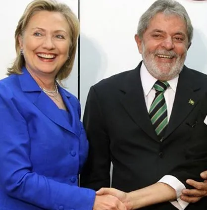  Hillary Clinton e Lula em Brasília