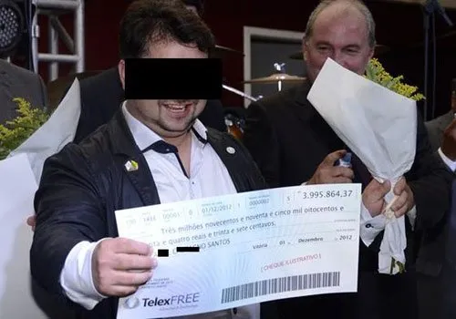 TelexFREE: divulgadores aparecem com cheques milionários