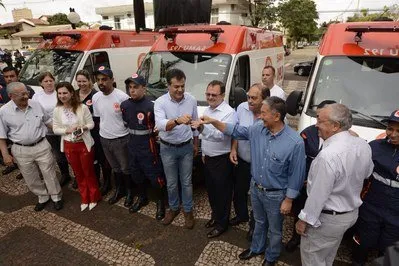Nesta sexta-feira (22), o governador do Paraná, Beto Richa (PSDB), inaugurou a base de Paranavaí do Samu (AEN) 