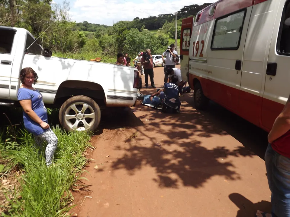 Apucarana: motorista ferido em acidente é enquadrado por apropriação indébita (Foto: Luiz Demétrio) 
