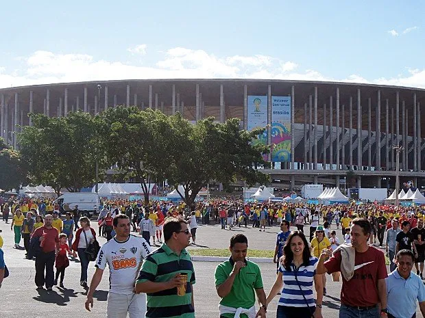  Jogo do Brasil será no Estádio Nacional, em Brasília (Foto: Ricardo Moreira/G1)