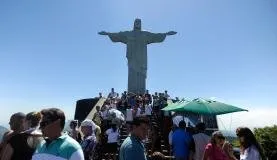 Cristo Redentor recebeu entre os domingos 15 e 22,  80 mil visitantes Tomaz Silva/Agência Brasil