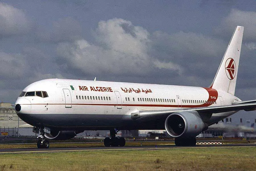 O avião era da empresa Air Algerie, q