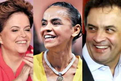 Dilma tem 36%, Marina, 21%, e Aécio, 20%, diz pesquisa  