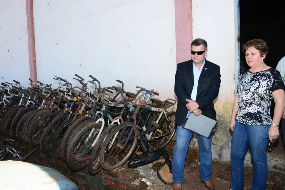 Bicicletas foram doadas pela Polícia Civil no último dia 22 de Agosto -  Foto: Delair Garcia