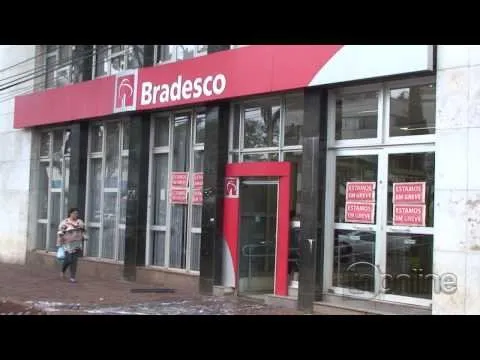 Bradesco de Apucarana durante a greve dos bancários em 2013: nova paralisação pode ocorrer