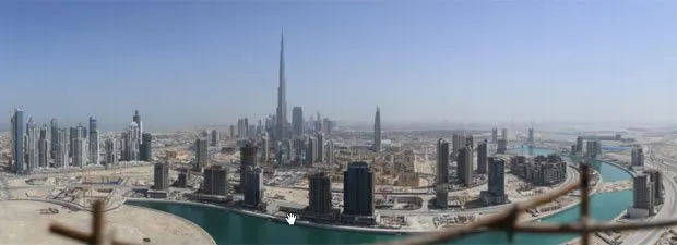 Parte da gigantesca panorâmica de Dubai feita com 4.250 fotos