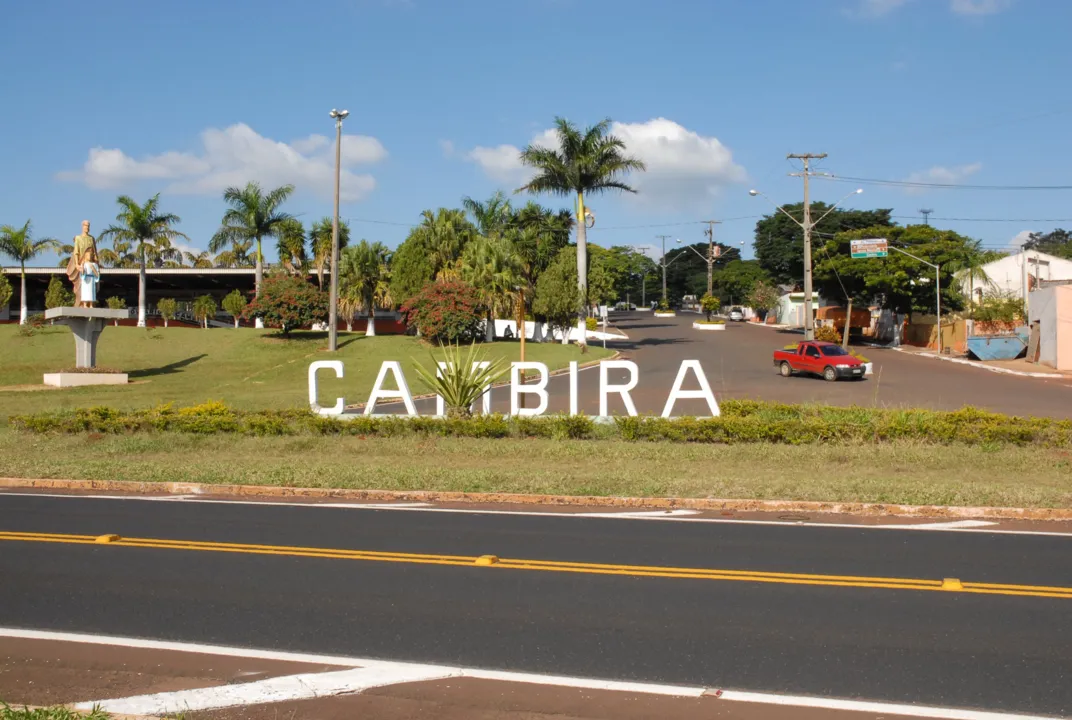  Cambira: Trevo de acesso a cidade com o portal do padroeiro São José