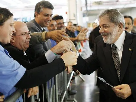  Lula encontrou com metalúrgicos na fábrica da Volkswagen em São Bernardo