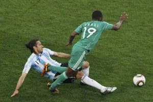 Lance de Argentina contra Nigéria