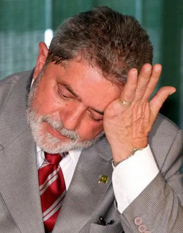 O presidente Luiz Inácio Lula da Silva não quis falar com a imprensa  