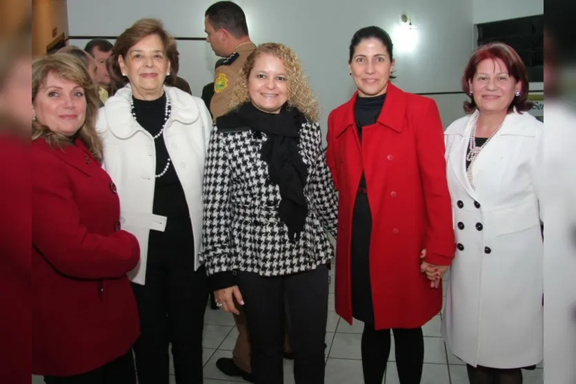   Maria Elizabete de Oliveira, Márcia Kantor, Jane, Elizabete Damas e Fátima Ohya  