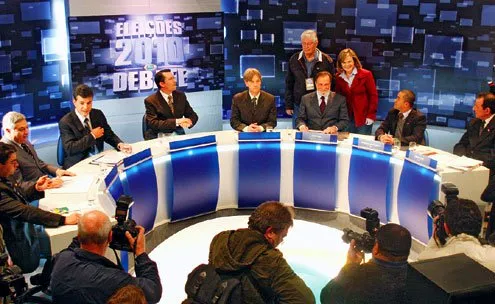  O debate na TV Bandeirantes contou com todos os candidatos a governador, incluindo os de partidos nanicos