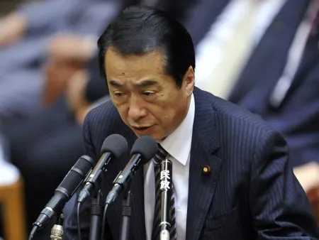  Primeiro-ministro do Japão, Naoto Kan, participa de sessão parlamentar em Tóquio; governante pediu libertação de japonês preso na China