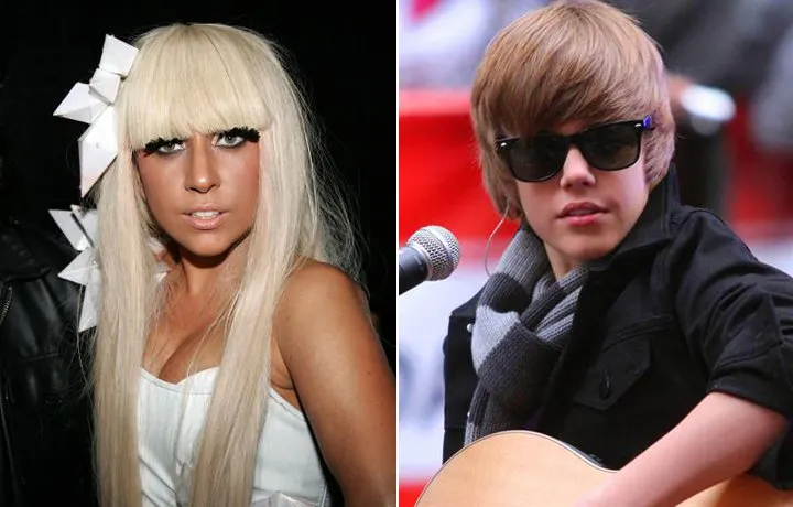  Lady Gaga e Justin Bieber